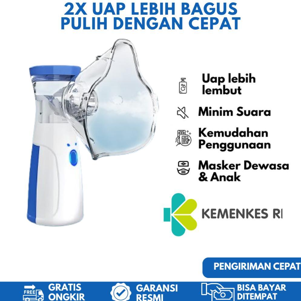 DISKON ALAT TERAPI PERNAPASAN PORTABLE HANDHELD INHALER NEBULIZER MACHINE