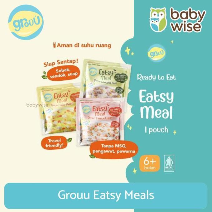 Grouu Eatsy Meals Bubur Bayi Instan MPASI