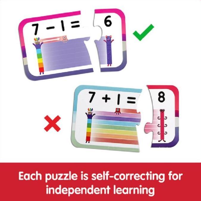 Expert- Hand2Mind Numberblocks Adding and Subtracting Puzzle Set