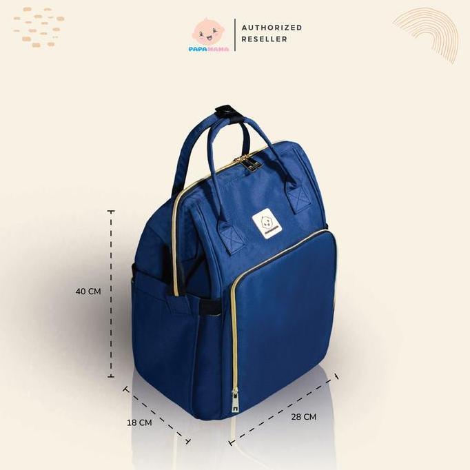 PAPAMAMA 1003 diaper backpack - HITAM YAN