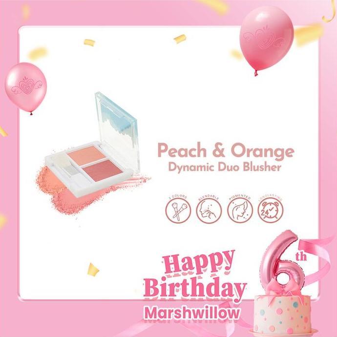 Lansungkirim- Marshwillow Dynamic Duo Blusher - 01