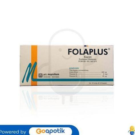 Absolute- Folaplus Box Isi 100 Kaplet