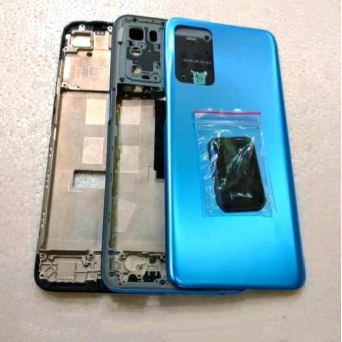Opp A16 Casing Fullset Backdoor+Frame+Bazel + Kaca kamera 1 Set Compatible
