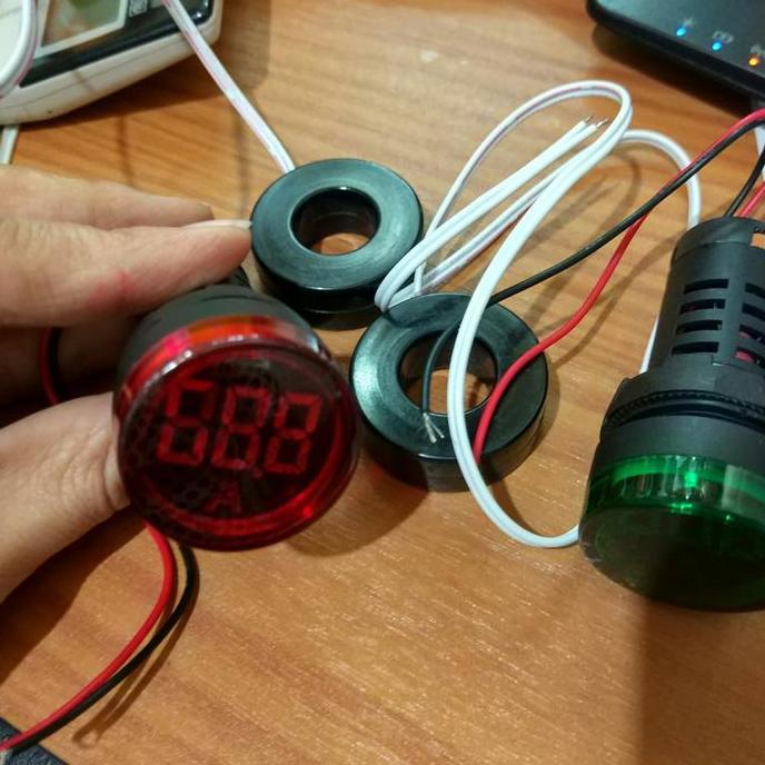 PILOT LAMP AMPER METER WITH LED INDICATOR 220VOLT