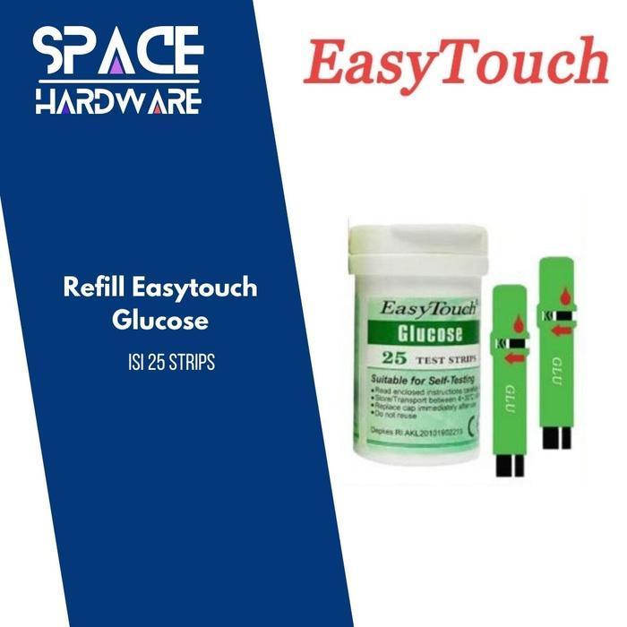 Easy Touch Glucose / Easytouch Gula Darah 25 test strips