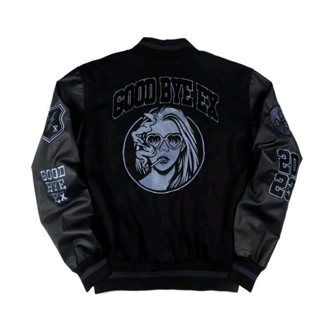 jaket kulit varsity