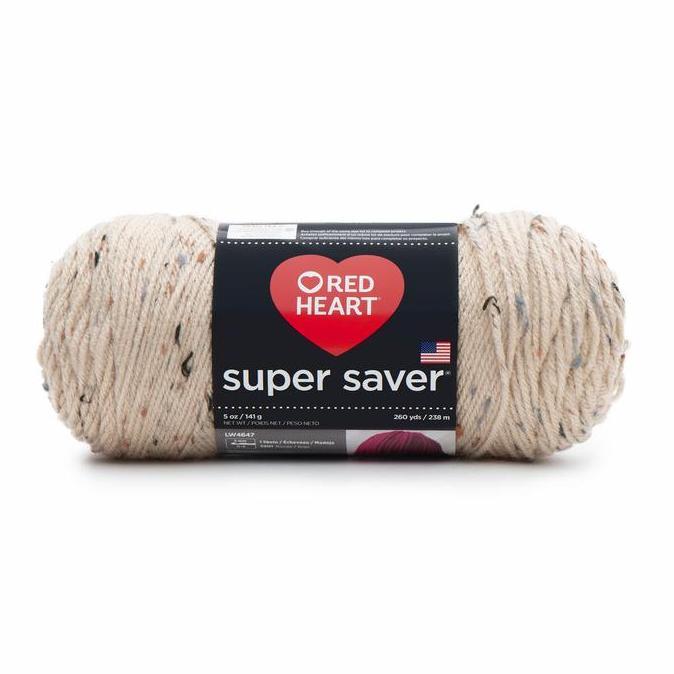 red heart super saver buff fleck