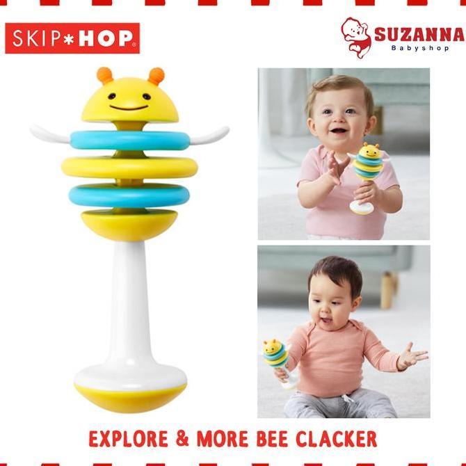 Skip Hop Explore & More Bee Clacker rattle