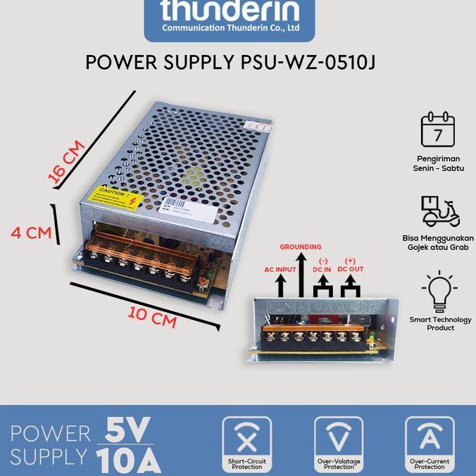 POWER SUPPLY 5V / 10A SWITCHING