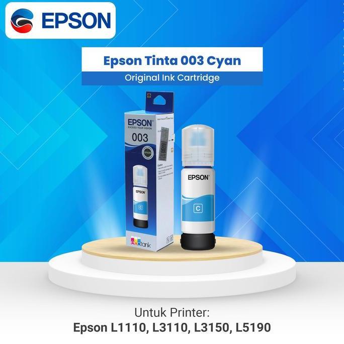 EPSON Tinta 003 Cyan Original