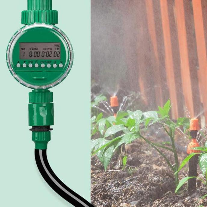HOT SALE! PLASTIC GARDEN IRRIGATION CONTROLLER AUTOMATIC DIGITAL LCD WATER TIMER