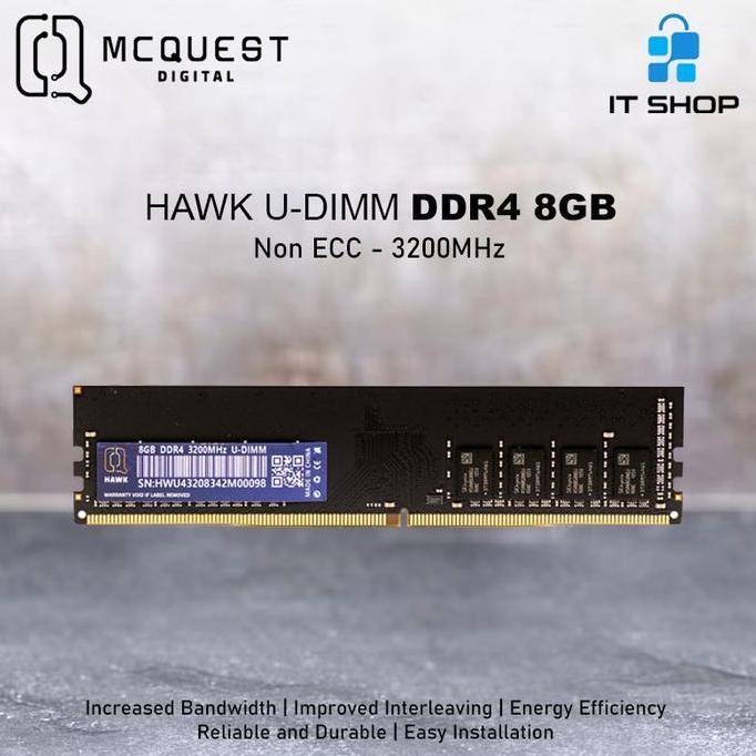 MCQUEST Memory LongDimm PC DDR4 8GB 3200Mhz