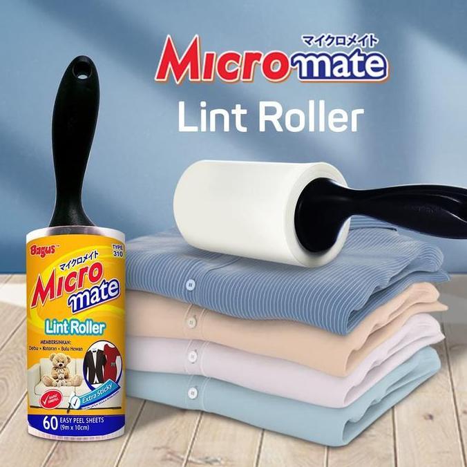 Bagus Micromate Lint Roller Cap Type 310 + Refill
