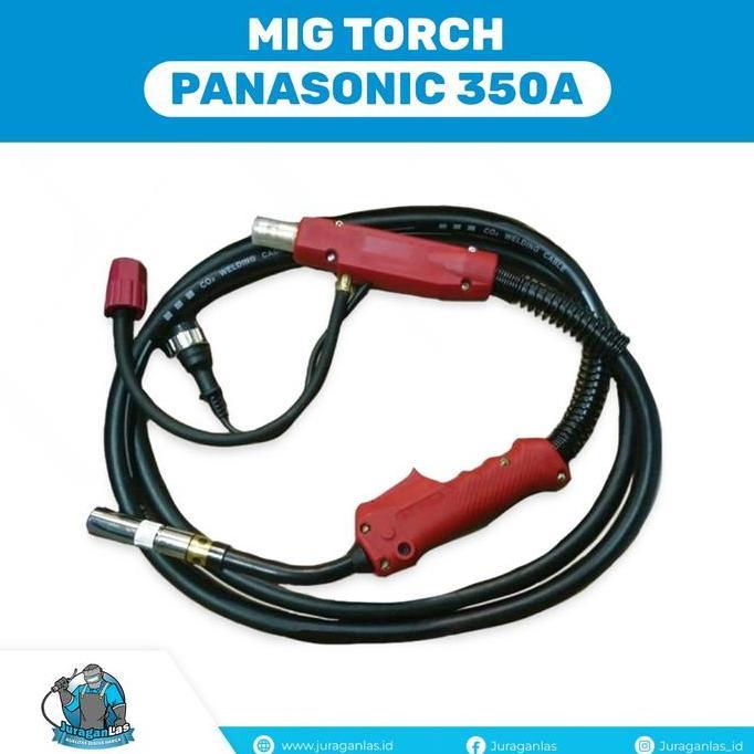 MIG Torch Set type Panasonic 350A E panjang 4 meter