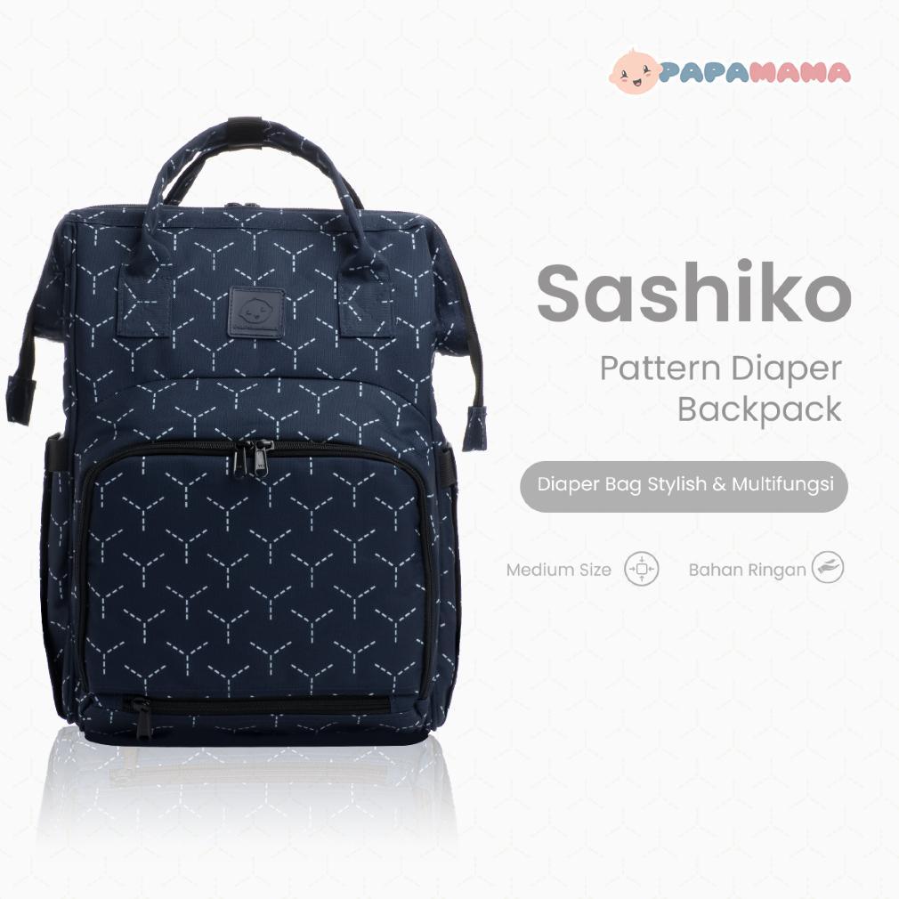 Papamama Sashiko - Diaper Bag Pattern 1058