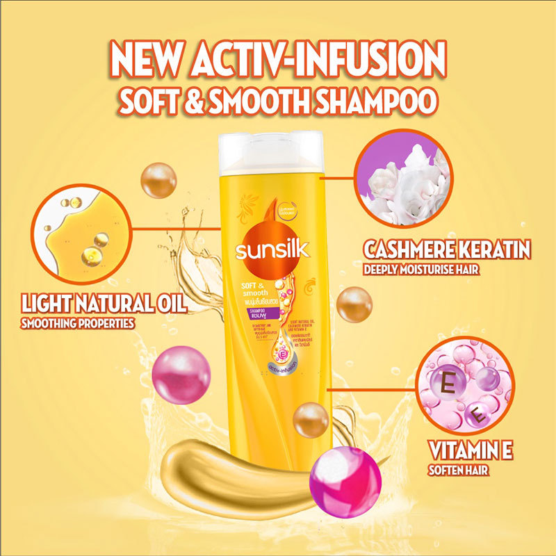 SUNSILK shampo soft&smooth 300ml