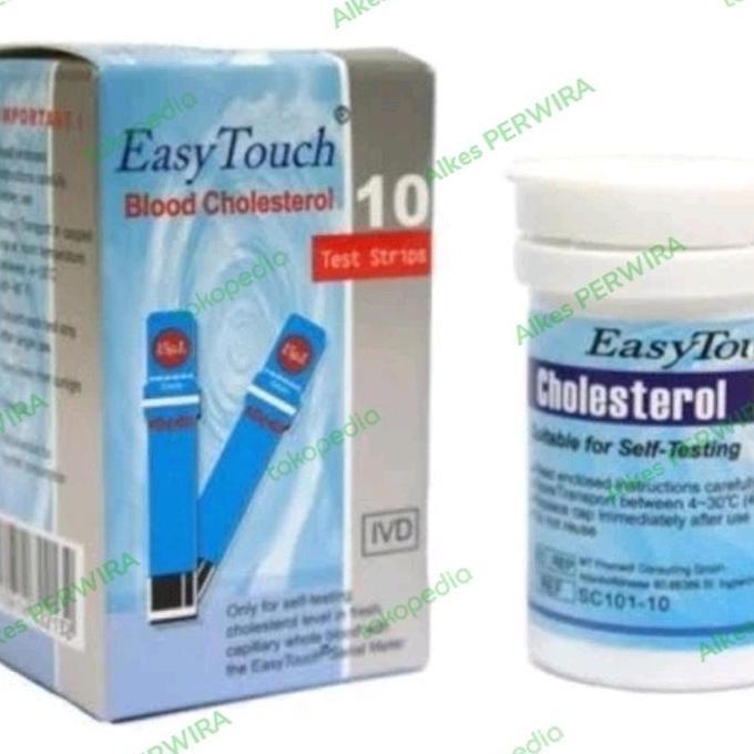 strip kolesterol easy touch isi 10