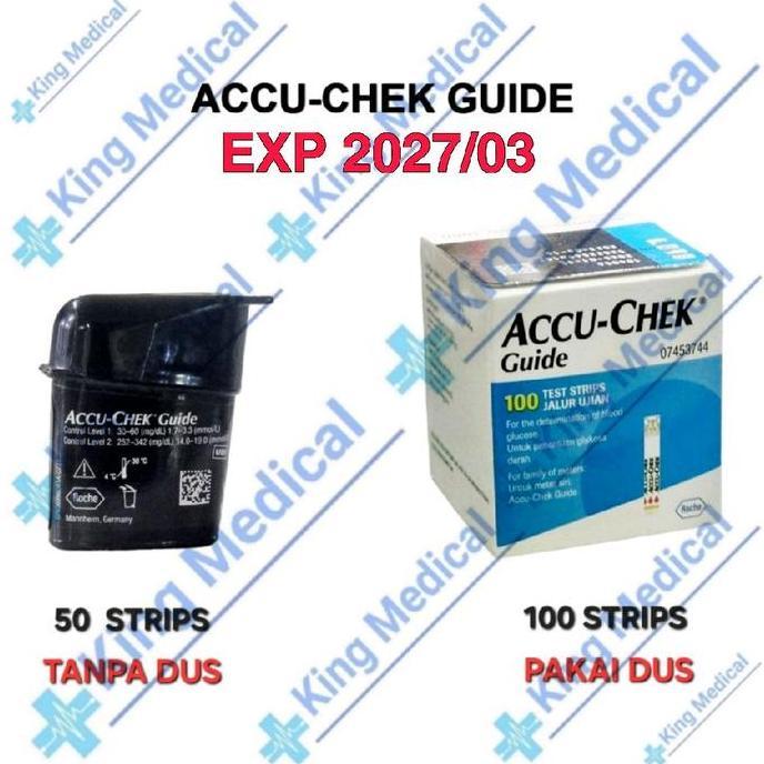 Accu Chek Guide Test Strip isi 50/100