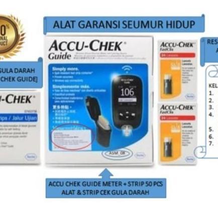 Accu chek guide meter extra 50 strip