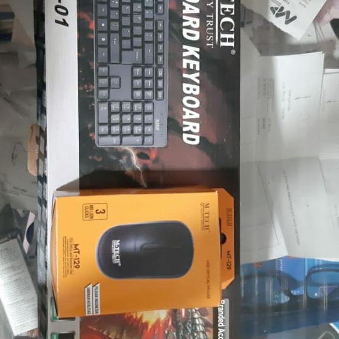 Keyboard Mousr Mtech M Tech Usb Termurah