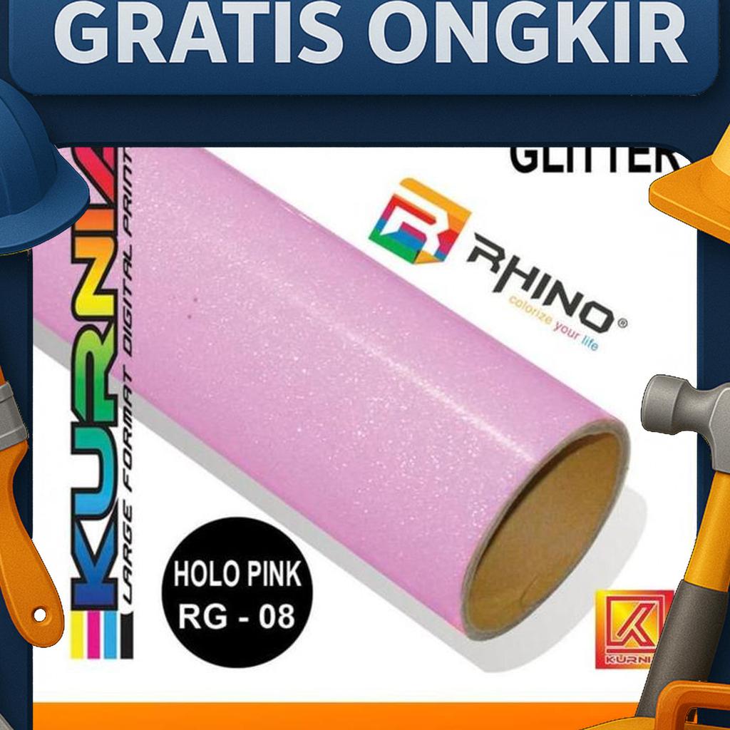 Rhinoflex Polyflex Glitter Holo Pink