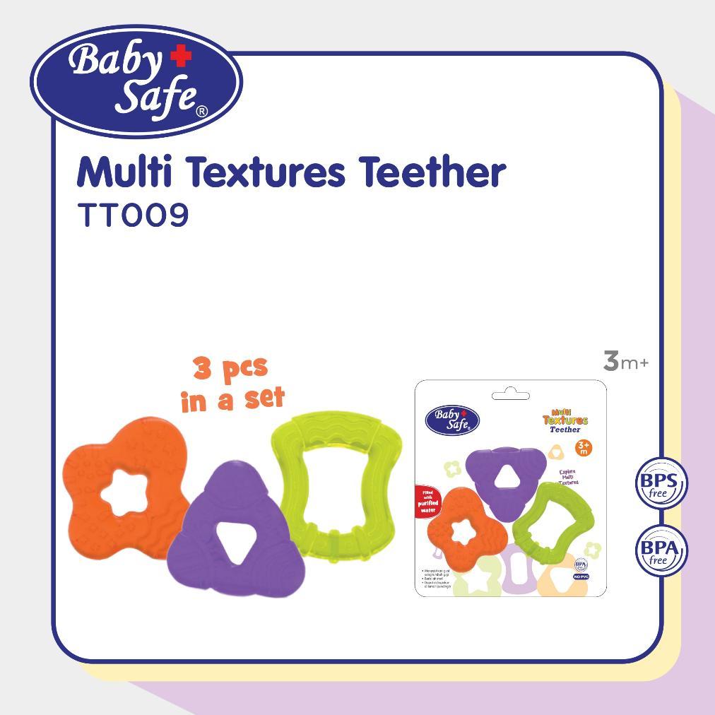 BabySafe - Multi Texture Teether - TT009 | Gigitan Bayi