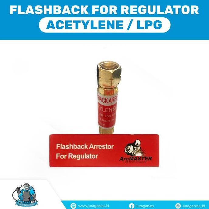 Diskon Flashback Arrestor Acyteline / Lpg For Regulator