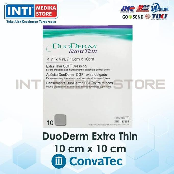 Medclean- Convatec - Duoderm Extra Thin 4Inx4In / 10Cmx10Cm