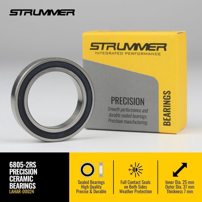 Strummer 6805-2RS Ceramic Sealed Bearing/Laker (BB/Bottom Bracket)