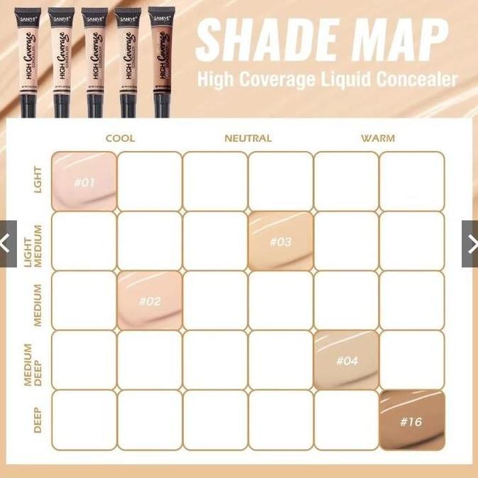 Xplus+- Saniye [Bpom] Concealer Waterproof Corrector Liquid