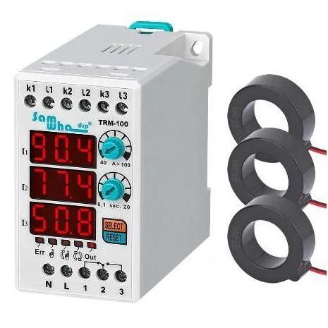 Promo Digital Overload Relay TRM 100-400A Samwha-Dsp (Manual / Semi-Automatic / Automatic Reset) Diskon