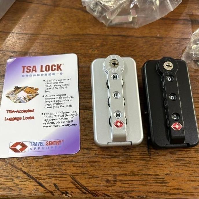 TSA lock 007 kunci koper gembok universal