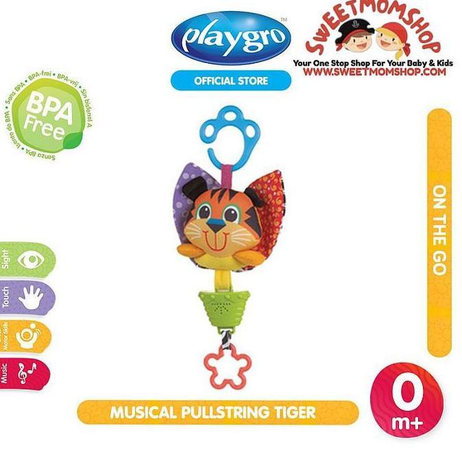 Playgro Musical Pullstring Tiger
