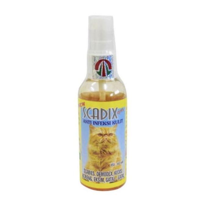 Ready Scadix spray obat kulit kucing