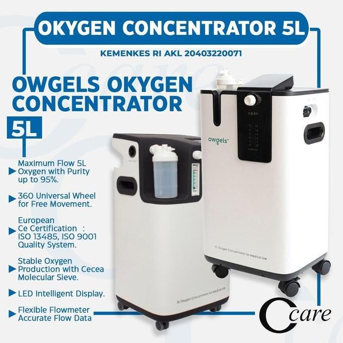 OWGELS OXYGEN CONCENTRATOR 5L