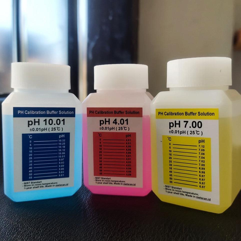 Ph Cair  Dalam Botol 60 Ml Calibration Solution Ph Buffer Solution Larutan Ph Buffer