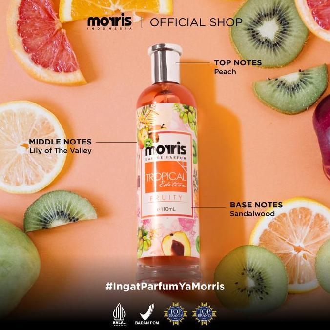 Cod,Bisa- Morris Parfum Cewek Tropical Edition 110 Ml