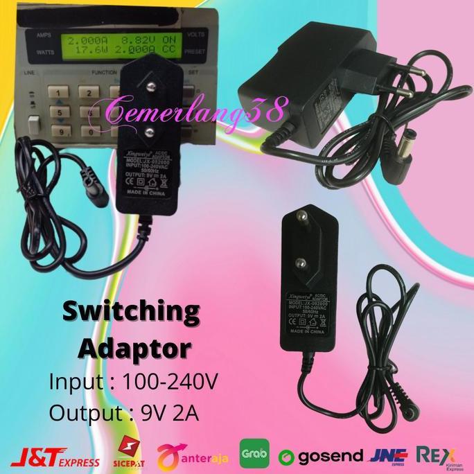 Switching Adaptor 9V 2A Body Kecil