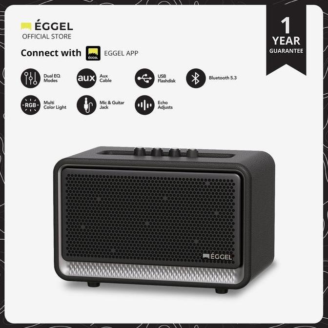 Perkobleh76 - Eggel Home 3 Portable Bluetooth Speaker with Karaoke Function