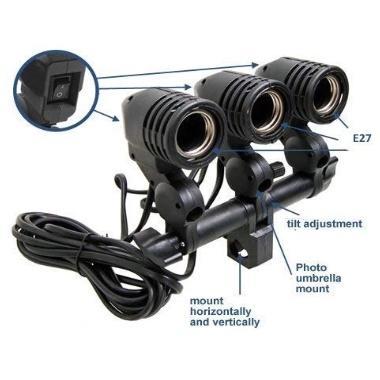 Fitting Lampu Studio Adjustable Lamp Holder Socket E27
