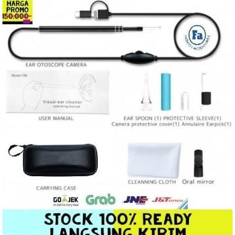 i96 USB Ear Cleaning Endoscope Visual Earpick Mini Camera Android ORI