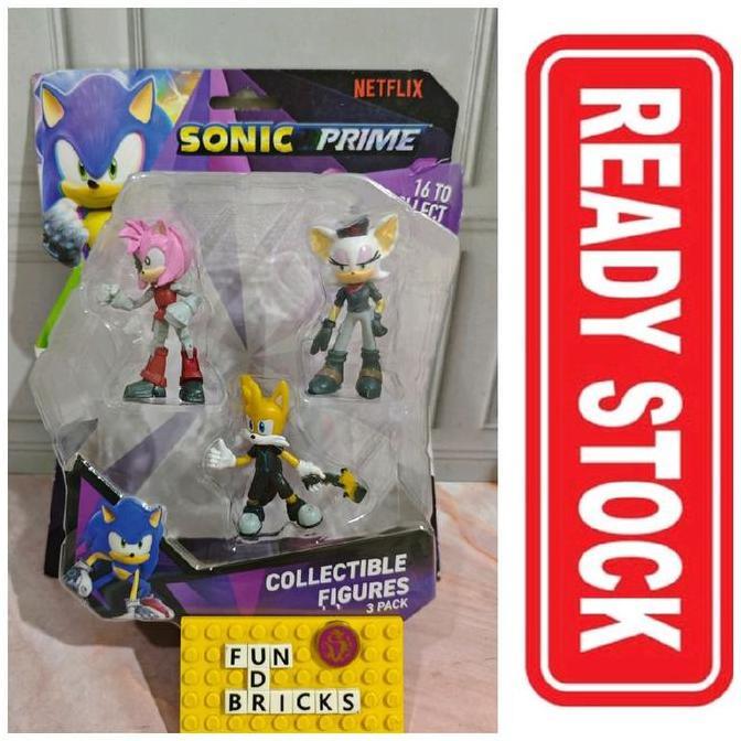 EMCO Sonic Prime collectible figures 3 pack