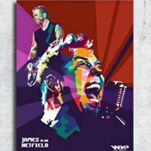 POSTER DINDING JAMES HETFIELD ART FB27