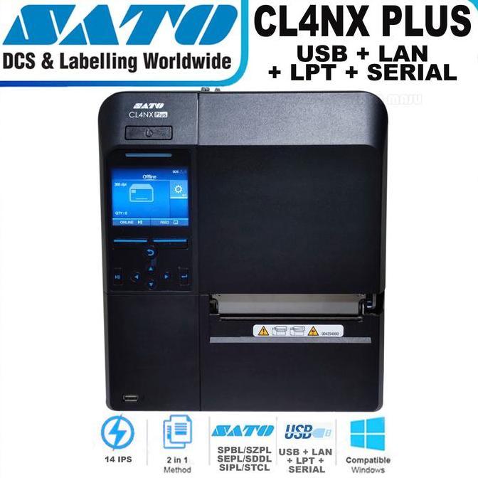 BARCODE PRINTER INDUSTRIAL SATO CL4NX PLUS / CL4NX Plus 203 Dpi