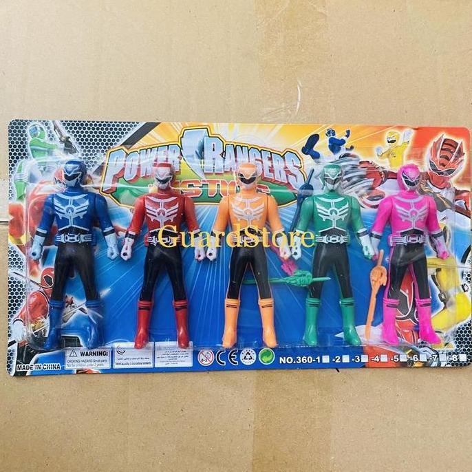Mainan Anak Power Ranger 5pc