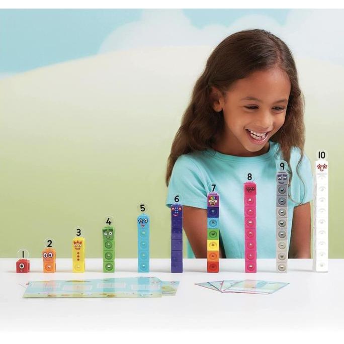 hand2mind Numberblocks MathLink Cubes 1-10 Activity Set 30