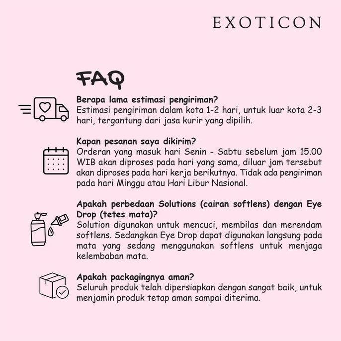Eye- Exoticon Softlens - A+ Multipurpose Solution 100Ml Eye Soflens Lensa