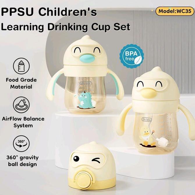 Dr. isla WC35 PPSU children learning drinking cup set