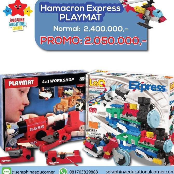 LaQ Hamacron Express with Playmat