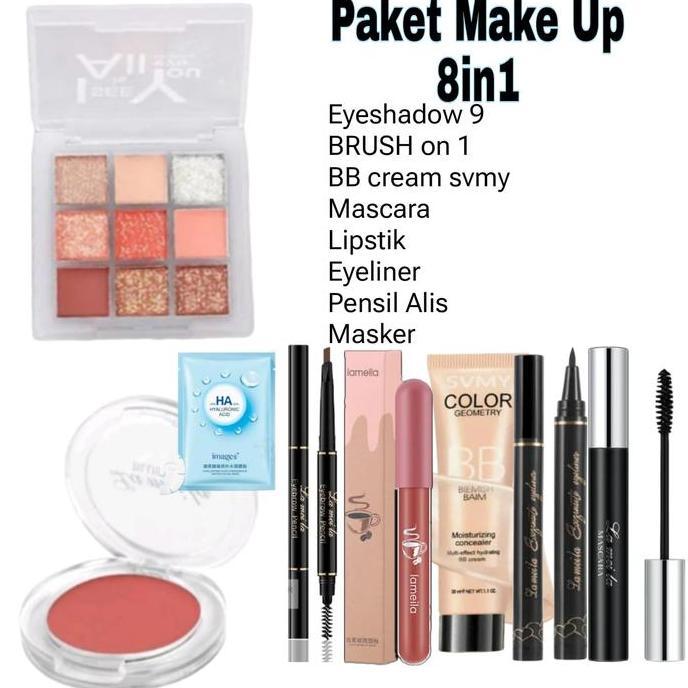 Cod Set Make Up 8 In 1 Varian Lengkap